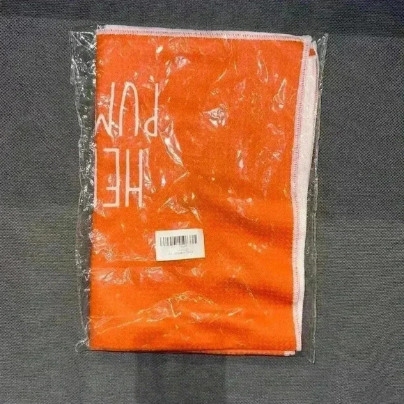 NEW! Hello Pumpkin Fall Kitchen Towels Set Bright Orange & White 16in x 24in - Picture 6 of 12